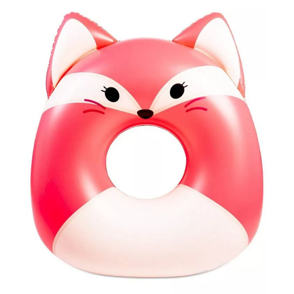 BigMouth, Squishmallows Fifi the Fox Pool Float - Pink, 4 Ft. Diameter, 15.4"H